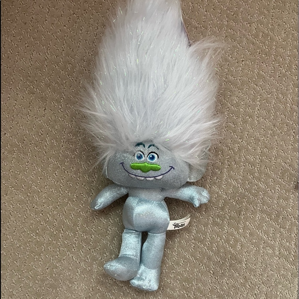 Trolls Guy Diamond Doll Pixar Doll OS NWT​